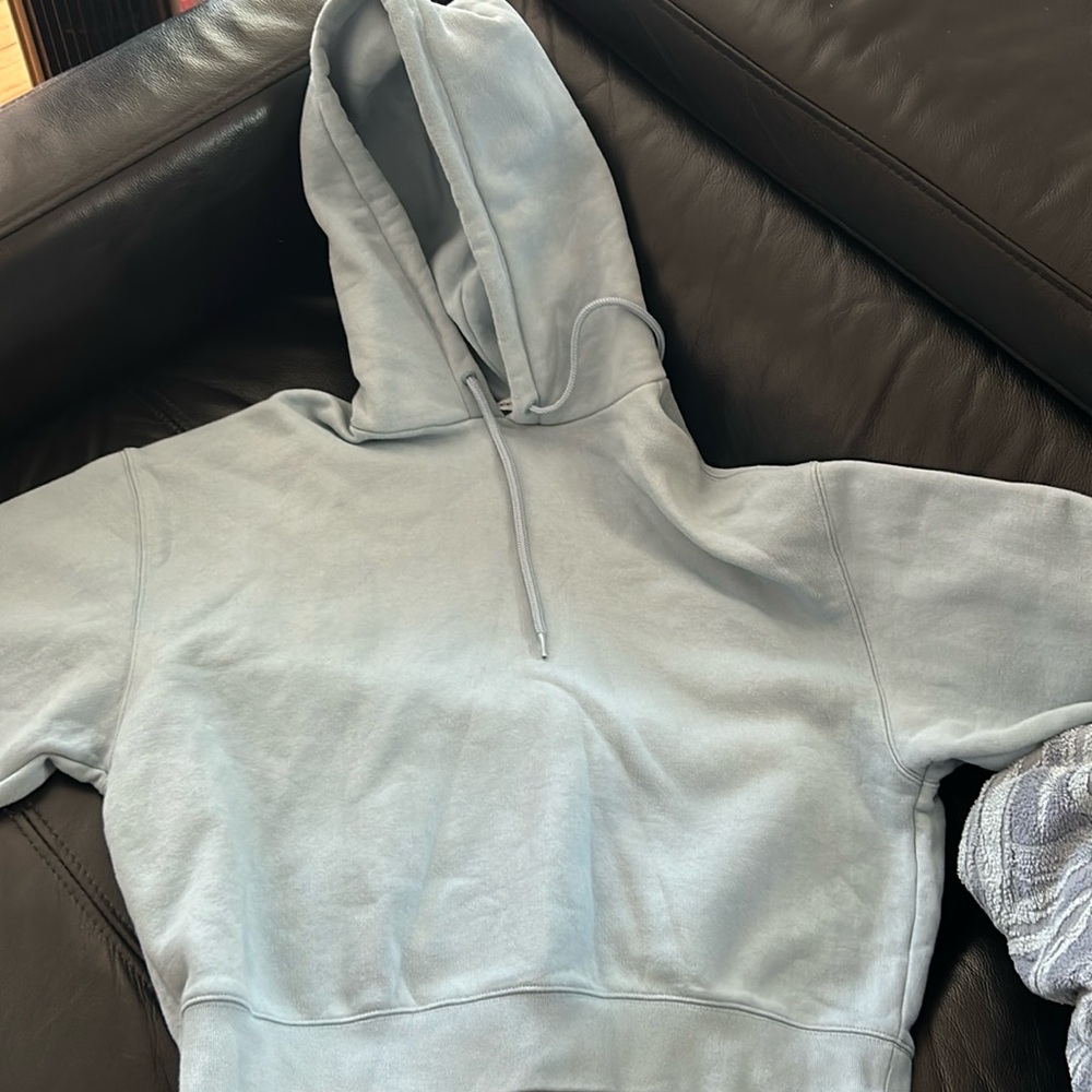 Alexander Wang blue Foundations hoodie